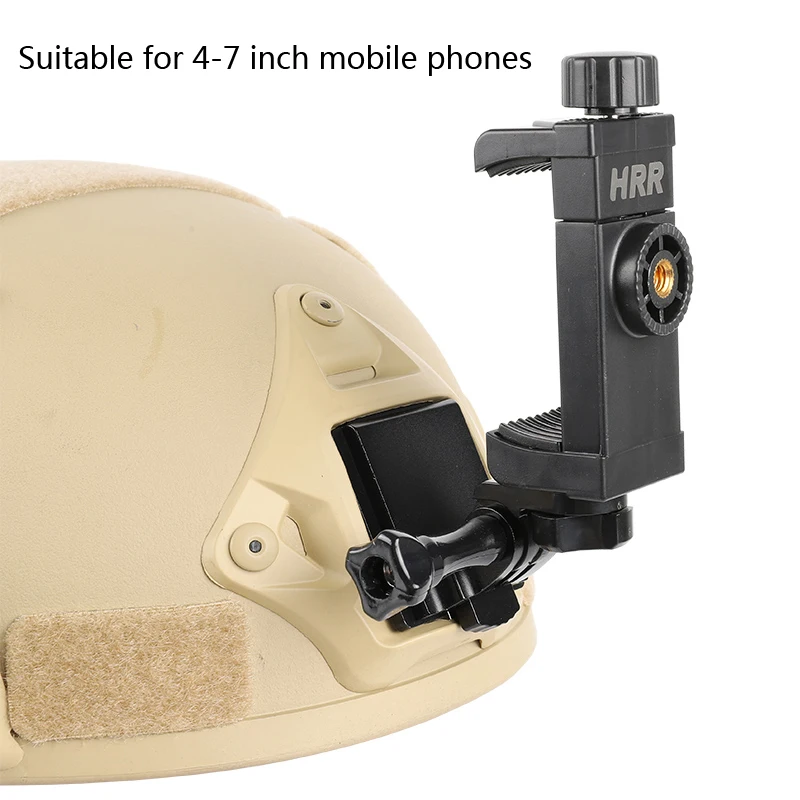 nvg tactical helmet mount bsae for gopro9 sjcam akaso dji action camera first person view mobile phone holder shooting accessory free global shipping
