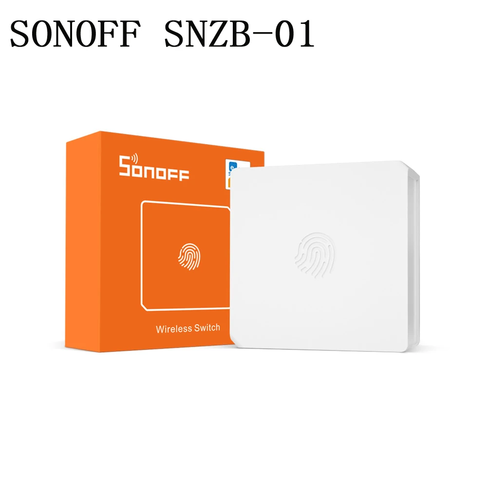 Беспроводной переключатель SONOFF SNZB 01 Mini Zigbee двухсторонний выключатель света для