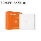 Беспроводной переключатель SONOFF SNZB-01 Mini Zigbee, двухсторонний выключатель света для умного дома, работает с приложением eWeLink, SONOFF Zigbee Bridge