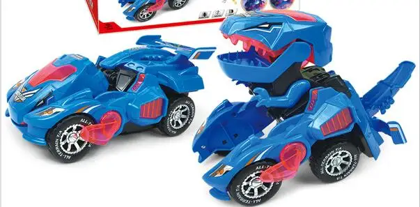 dino car no box Динозавр слайд грузовик игрушки трансформация led автомобиль с пусковой установкой электрические динозавры деформационные модели мальчиков детские игрушки пистолет - Цвет: dino car no box