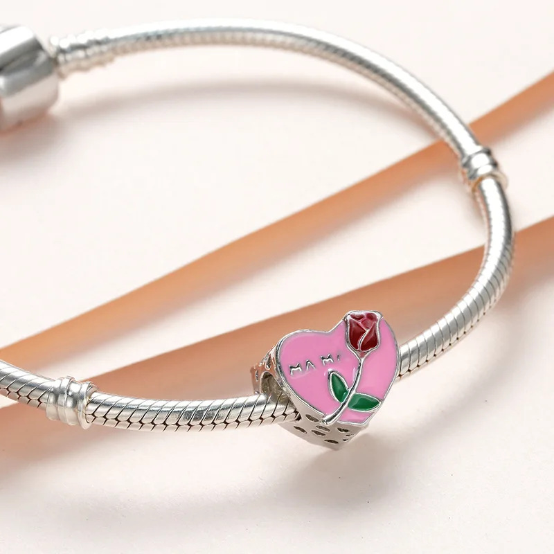 Оригинальные 925 Серебряные Подвески Бусины Подходят для Pandora Подвески браслет ожерелье для женщин Изготовление ювелирных изделий Аксессуары L011
