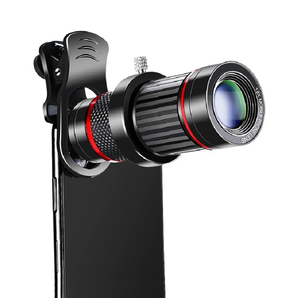 18X телефон телефото объектив Зажим Штатив внешние HD Объективы профессиональная