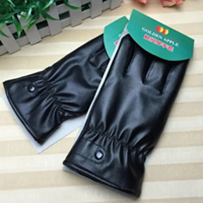 

Menand Women Warm Leather Gloves for Autumn and Winter Plus Velvet Padded Touch Screen Cycling Gloves