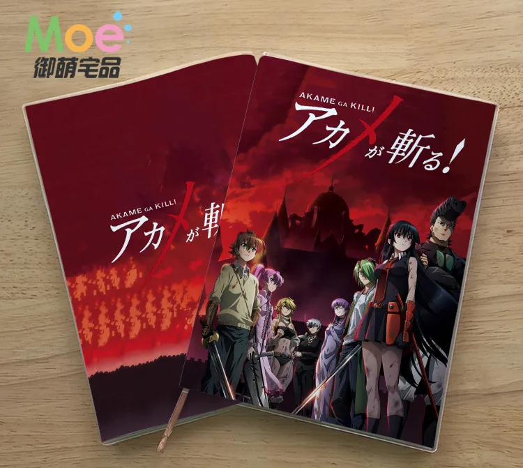 

Anime Akame ga KILL! Figure Student Writing Paper Notebook Delicate Eye Protection Notepad Diary Memo Gift