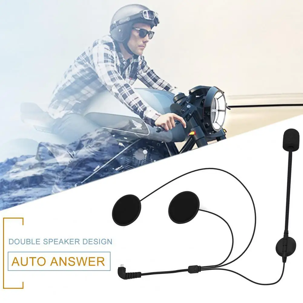 

High-quality Helmet Headphone Clear Microphone Eco-friendly Helmet Intercom Microphone Noise Reduction for Calling