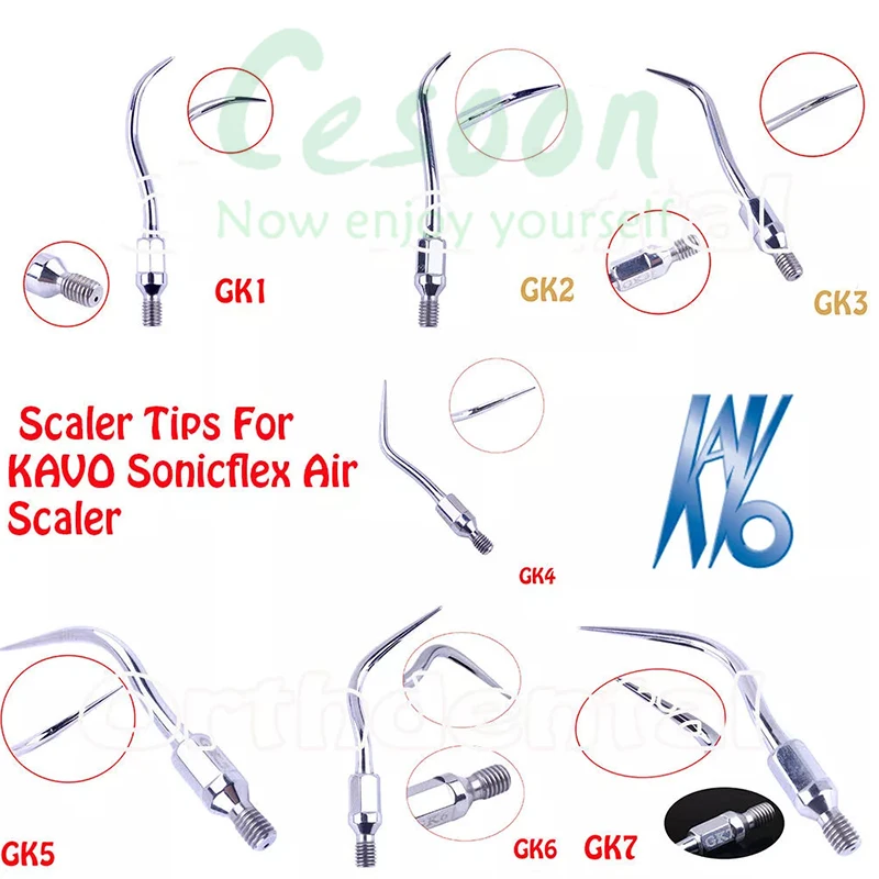 Cesoon 1 предмет зубные наконечники скелера удаление зубного камня для KAVO Sonicflex