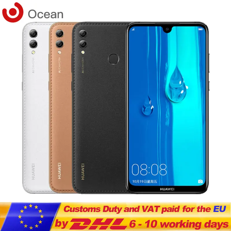 Смартфон HUAWEI Enjoy Max с глобальной ПЗУ 6 ГБ ОЗУ 128 Гб 7 2 дюймов полный экран 2244x1080 Snapdragon