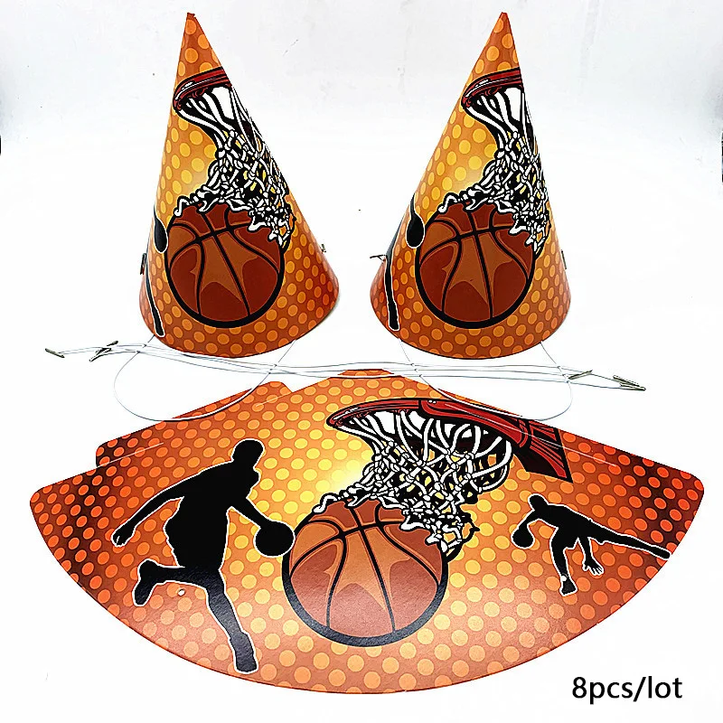 Баскетбольная вечеринка Кубок соломенная игра баскетбольная тарелка салфетки