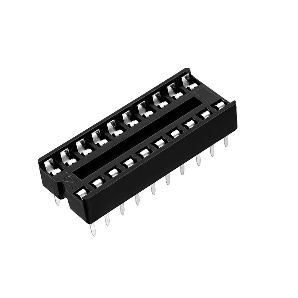 10 шт. DIP ИС адаптер припоя Тип гнездо комплект 6 8 14 16 18 20 24 28 Pin для arduino PCB Diy Kit |