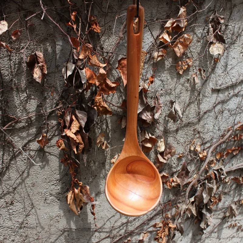 4 Piece Kitchenware Wooden Shovel Spoon Cooking High Temperature Rice Long Handle Spatula | Дом и сад