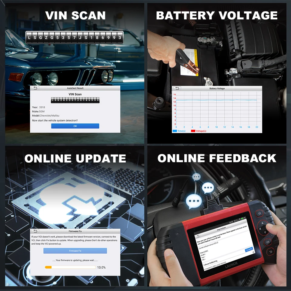 Новый Launch crp touch pro elite автомобильный диагностический инструмент инструменты для