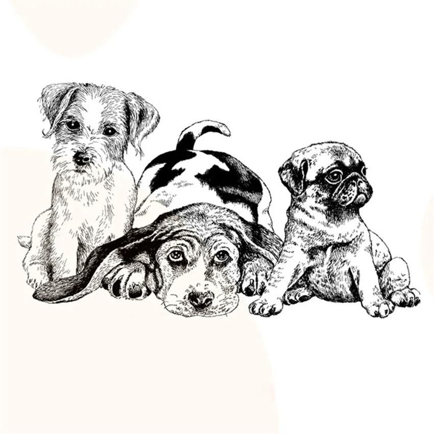 NEW 2021 Dogs and Cat Clear Silicone Stamps For DIY Scrapbooking Craft Supplies Kit Stamp Photo Album Card Making