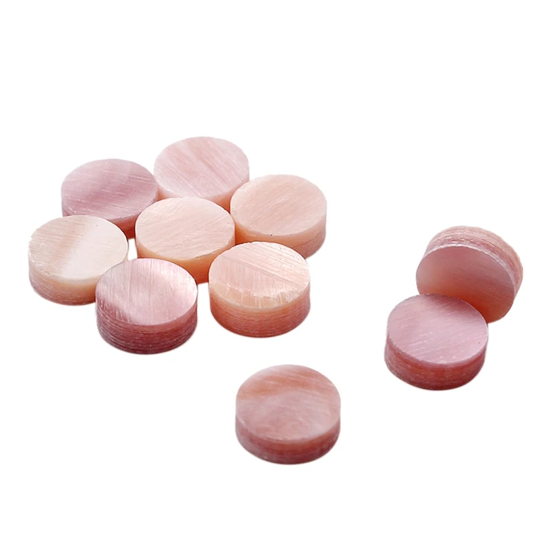 10 шт. ушка металлический корпус для гитары бас гитара укулеле шеи маркеры Dot 6 мм