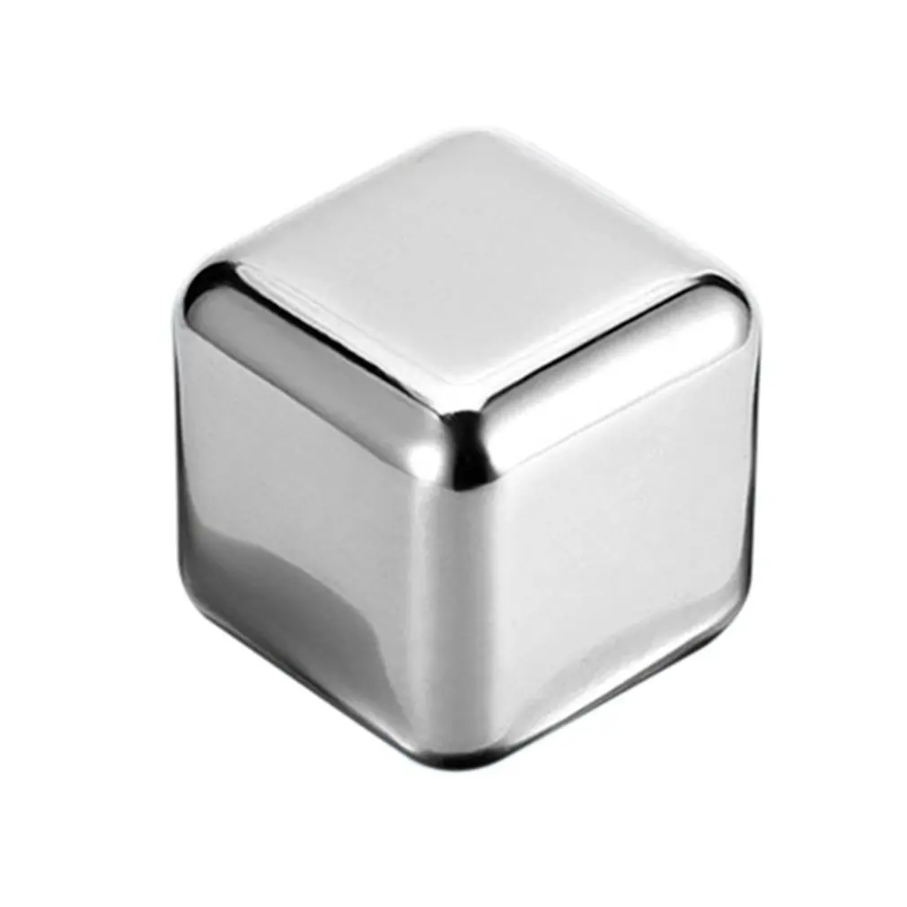 Кубики льда из нержавеющей стали для виски многоразовые камни бара KTV Magic