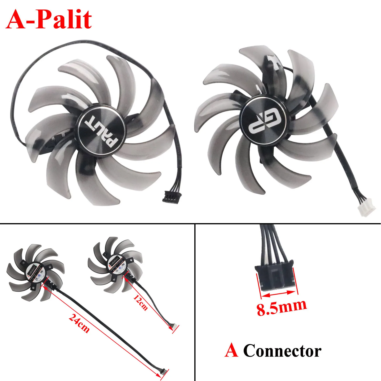 Новинка 85 мм Φ 12V 0.35A RTX2060 RTX2070 FDC10H12S9-C для PNY Palit RTX 2060 2070 Gamingpro Dual Graphics Card - купить по