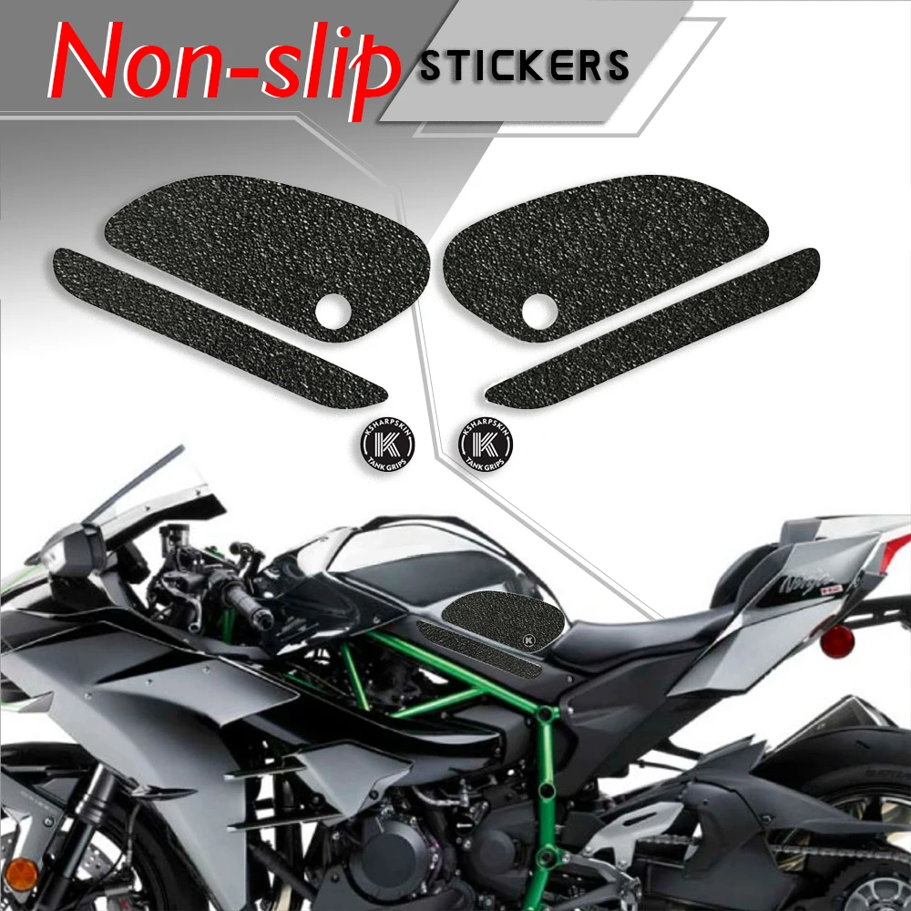 3D наклейка ADESIVI с эмблемой защитная на бак для KAWASAKI 15 18 NINJA H2 R 17 CARBON|Наклейки и