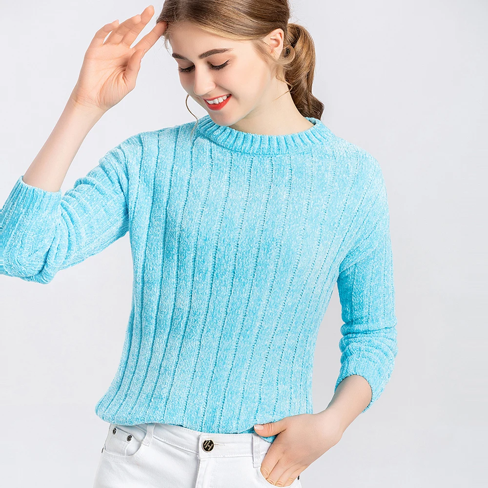 Женский трикотажный свитер повседневные женские топы теплая тонкая одежда из