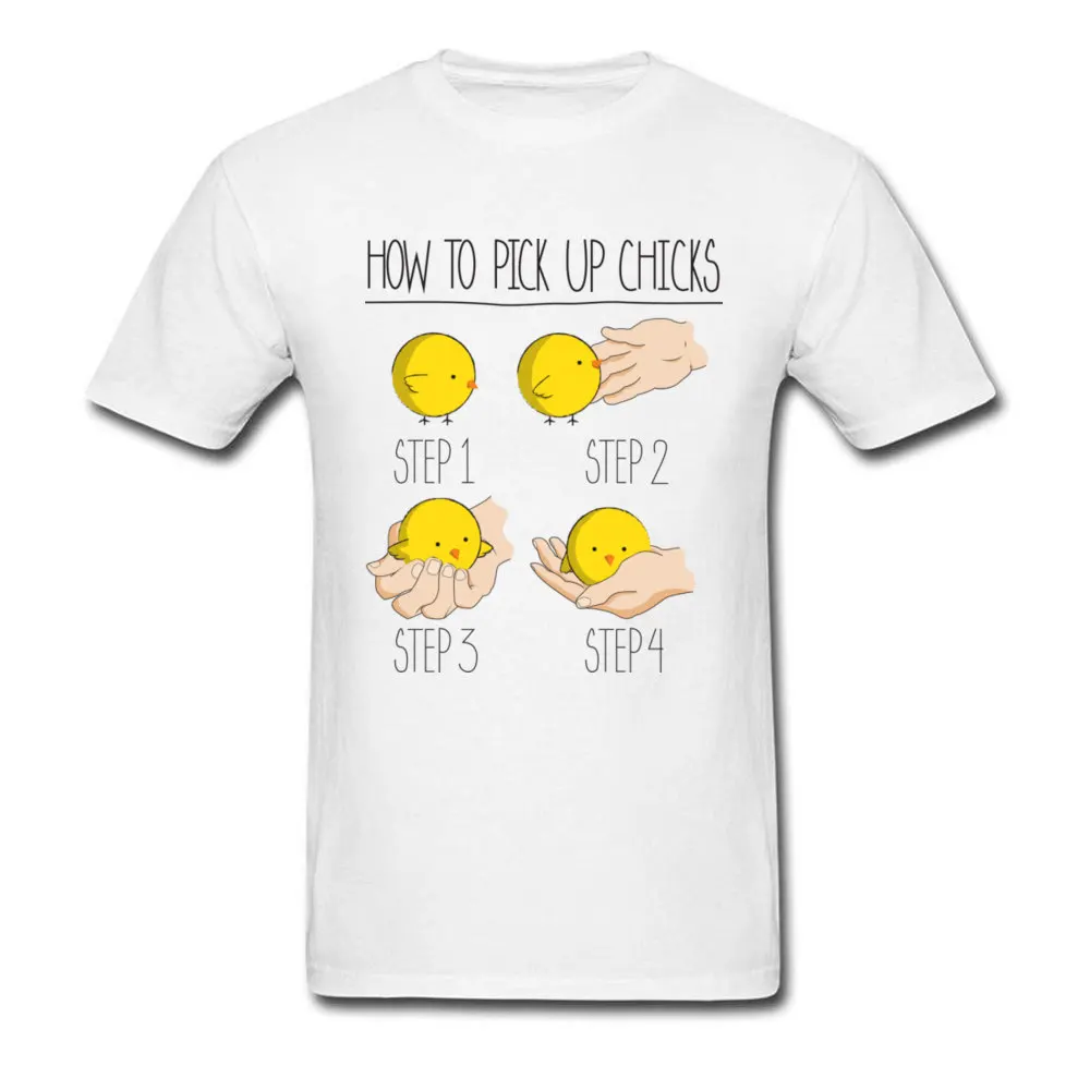 Целебная футболка с персонажами из комиксов Мужская Как подобрать цыплят Kawaii