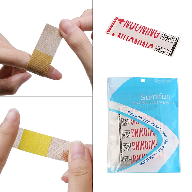 20/100 шт бандаж первой помощи Подушка под пятку-Цинковый лейкопластырь повязки