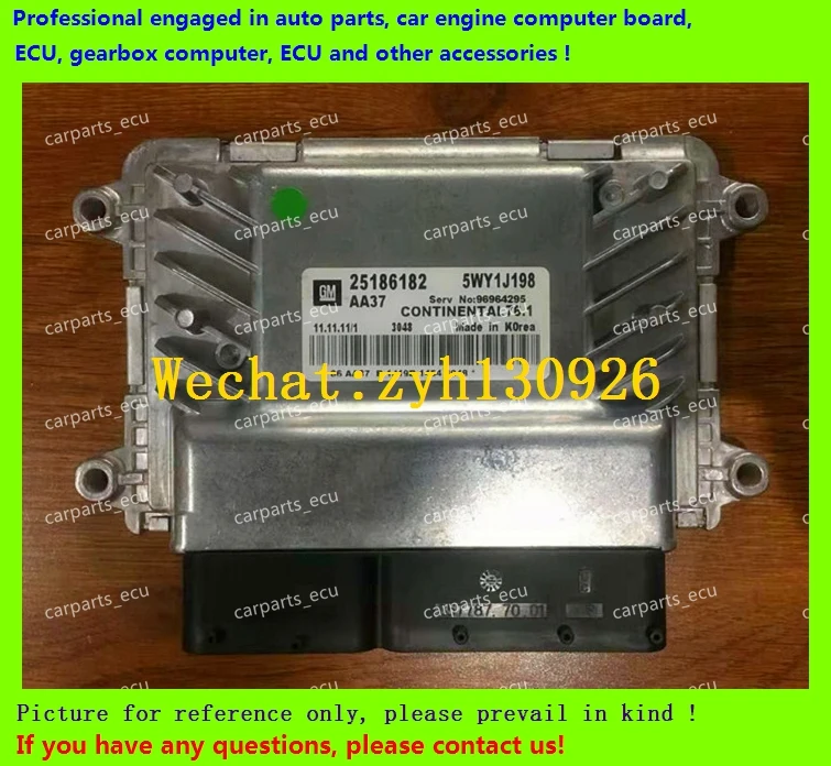 Компьютерная плата для автомобильного двигателя/для Chevrolet Cruze Epica ECU/25186182/электронный блок управления/автомобильный ПК/25186182