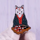Neko суши бар Японский кот искусство Новинка женский рюкзак шляпа сумка лацкан значки модные ювелирные изделия аксессуары
