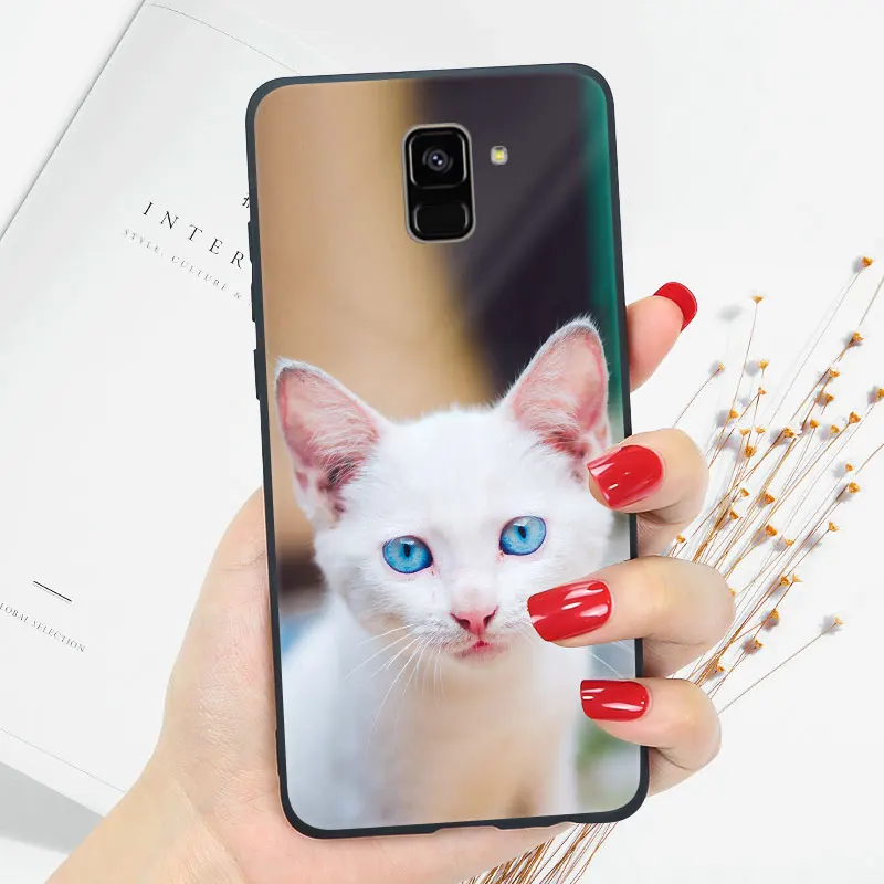 oo10 Мягкий для samsung J6 плюс чехол Глянцевая блестящая для samsung Galaxy J4 Plus J3 J5 J7 чехол Coque - Цвет: oo10