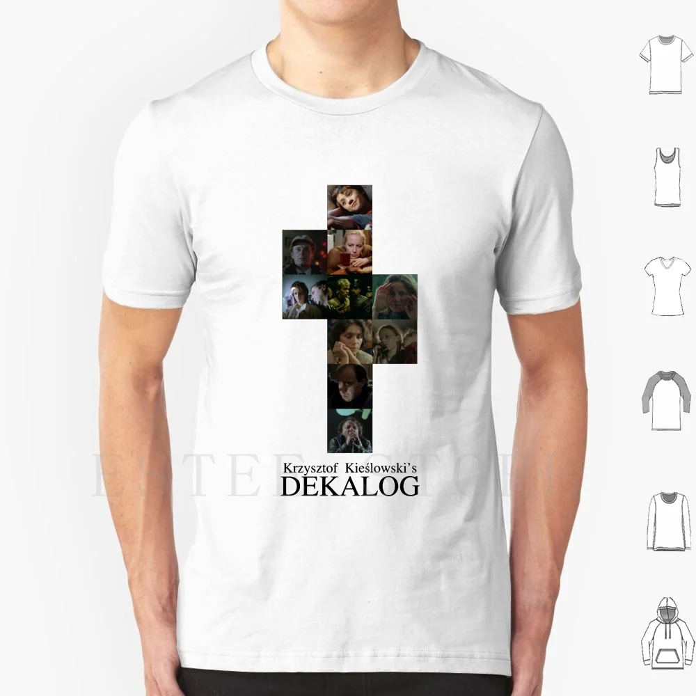 Дексалог хлопковая футболка для мужчин Diy печать дексалог Декалог Kie? Ловский