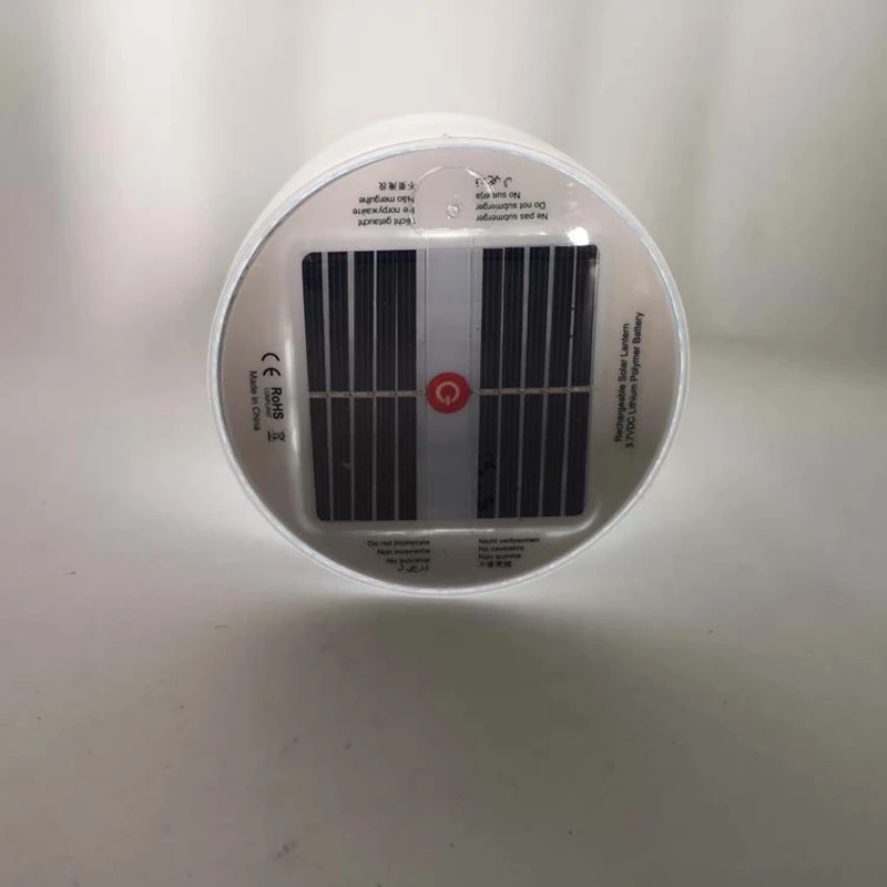 4 шт. солнечный свет кемпинг складной надувной тент светодиодный на солнечной