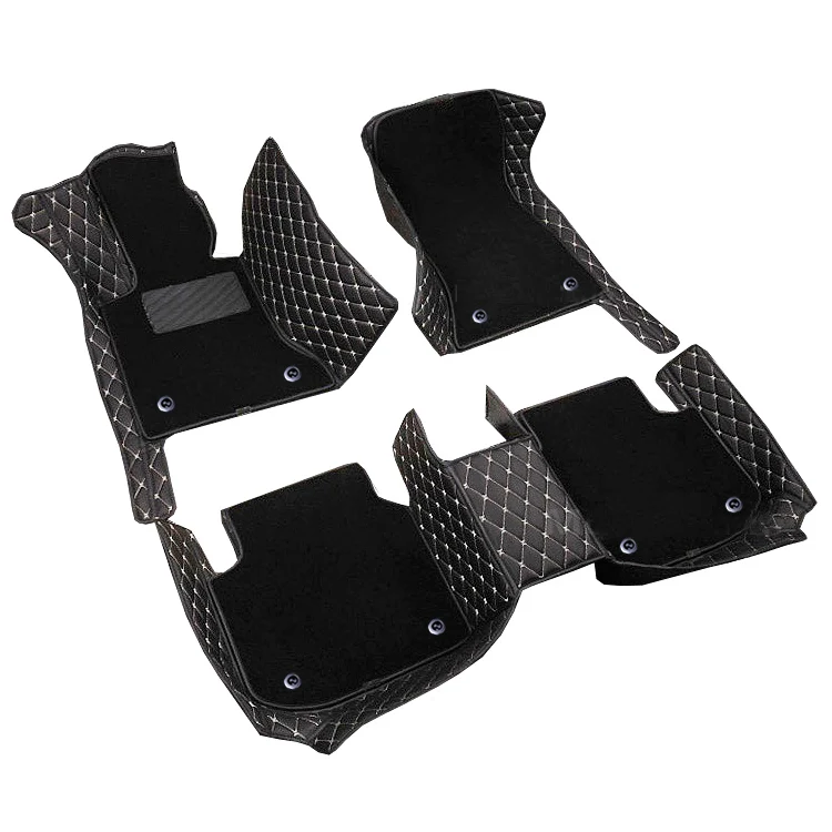 Высококачественный двойной автомобильный напольный коврик Tesla X. 3 S использует