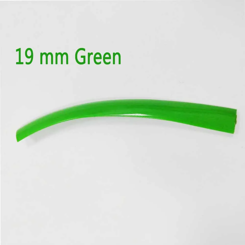 19mm green 32,8фт 10 м длина 16 мм/19 мм ширина Пластиковые Т-образные формы для аркадных игр MAME машина шкаф хром/черный - Цвет: 19mm green