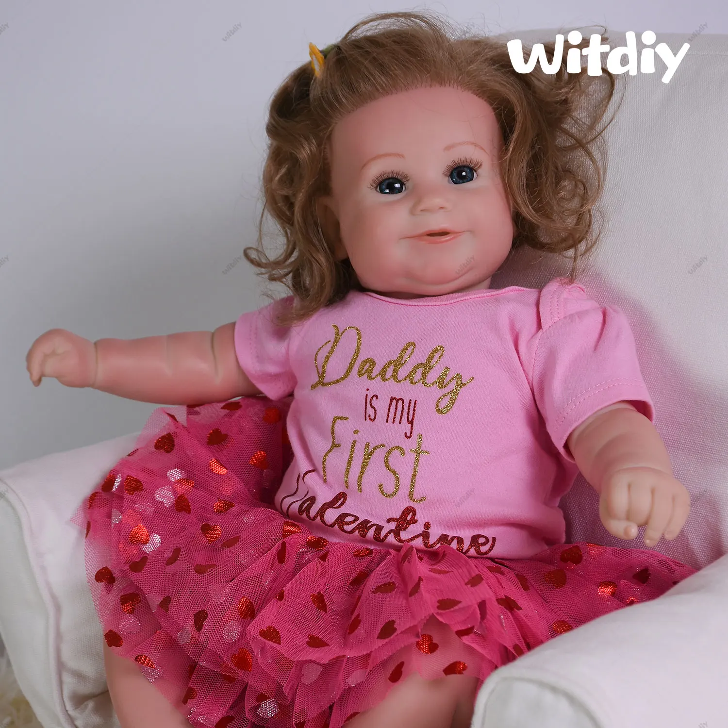 

Кукла-Мэдди реборн Witdiy 18-19 дюймов платье принцессы реборн Кукла-младенец реборн Модная Кукла-младенец