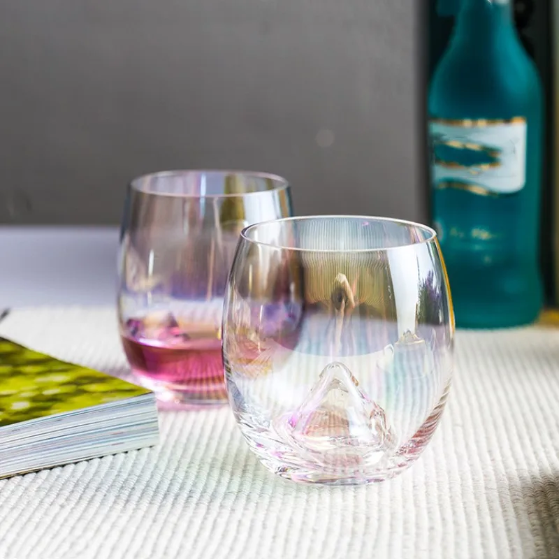 Кружка для кофе с радужным стеклом JO LIFE кружка чая и пива волшебного цвета