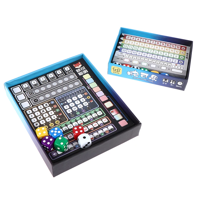 Новейшая настольная игра карточная Qwixx вечерние ролевые игры | Спорт и