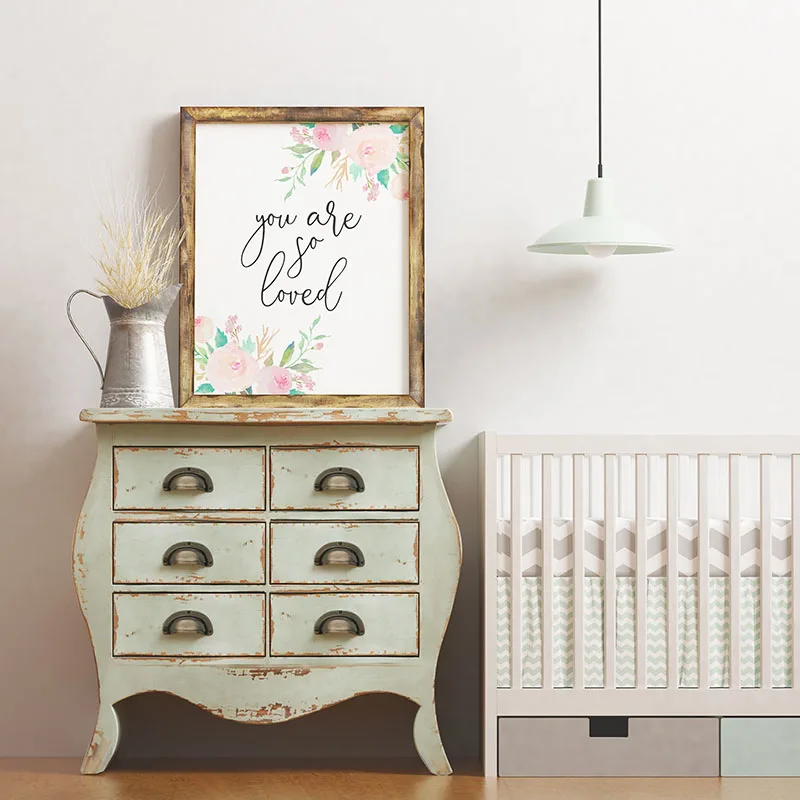 Настенная картина с акварелью минималистичные флоры плакаты и принты