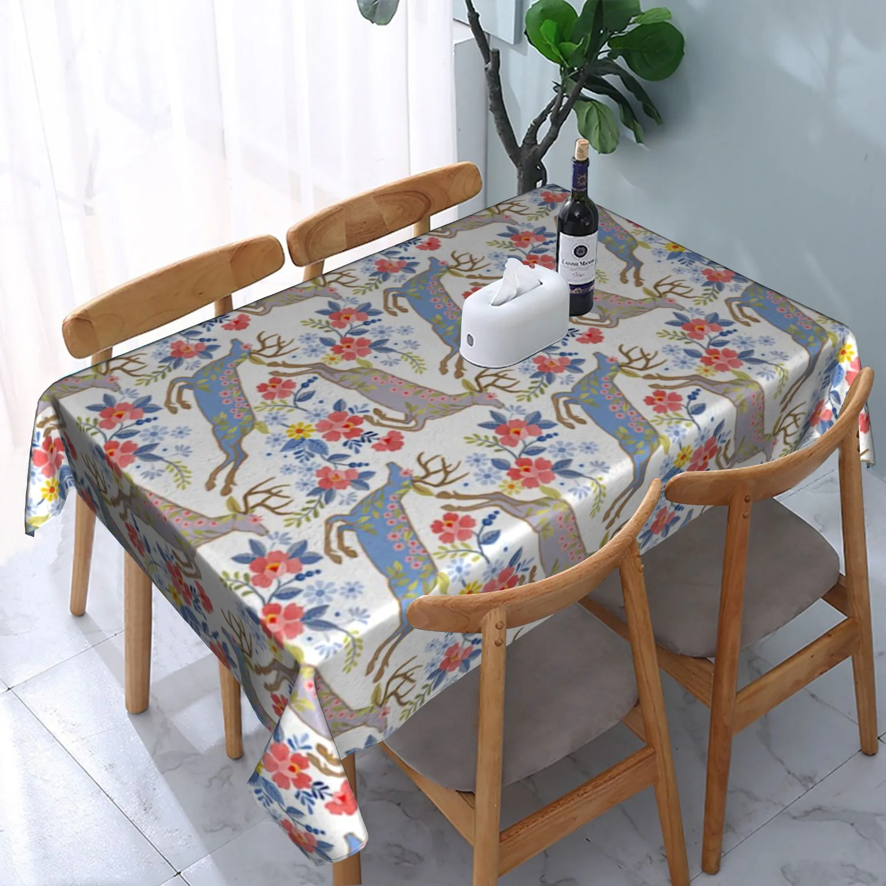 

Small fresh style tablecloth, anti-fouling and oil-proof, suitable for dining table, coffee table, desk