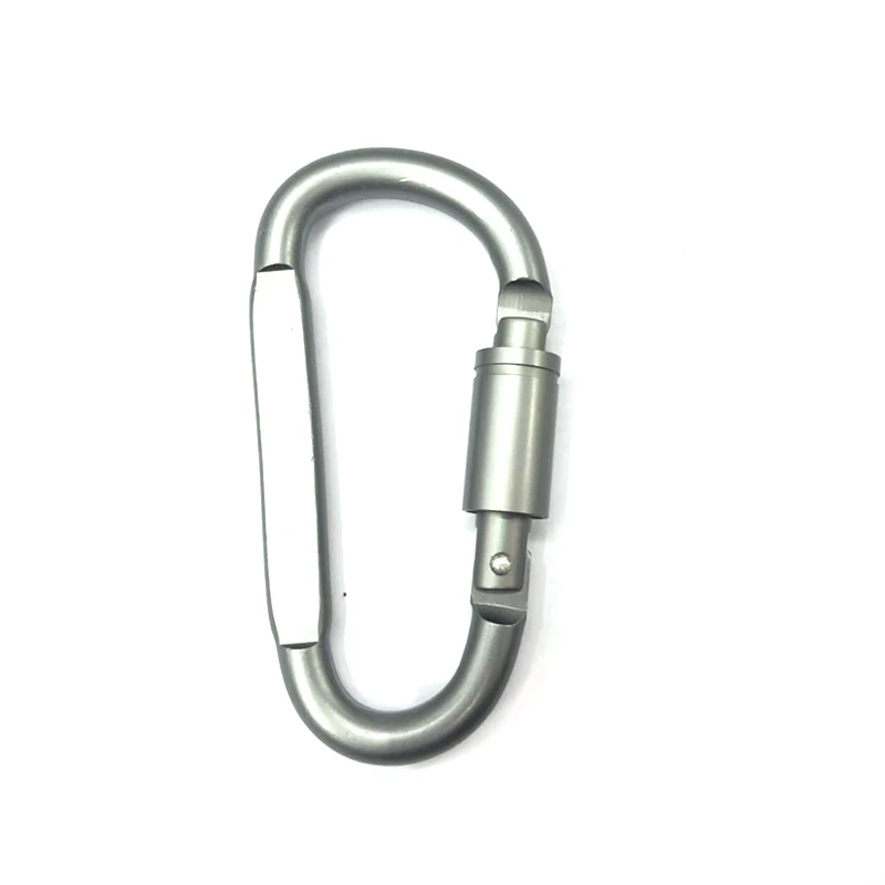 

5Pc Outdoor Screw Lock Buckle High quality aluminum alloy carabiner D-shaped quick hanging bold hanging buckle Camping Kit TSLM1