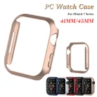 Чехол для Apple Watch 41 мм 45 мм, жесткий защитный чехол для iWatch 7 Series, Сменные аксессуары