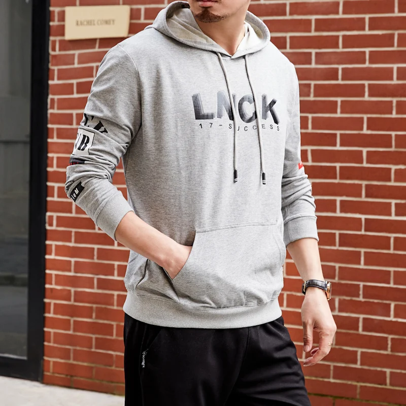 8xl plus size Shirt Men Brand 2020 New Fashion Men's Hooded Stitching Design Tops &amp Tees T Long Sleeve Slim Male | Мужская одежда