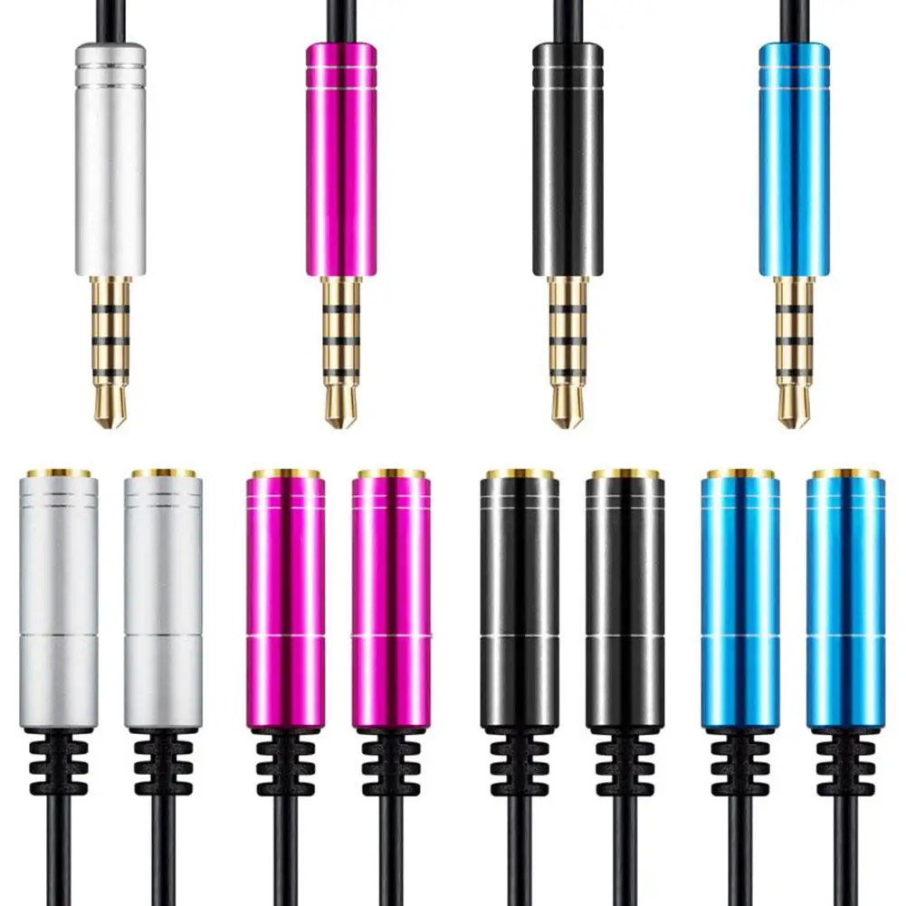 Аудио разветвитель удлинитель для наушников разъем 3 5 мм кабель папа мама Y