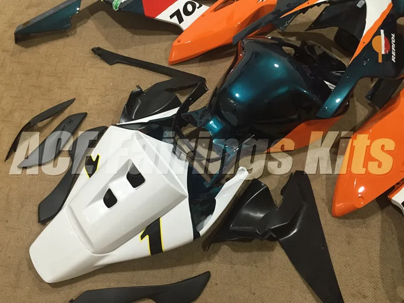 

4Gifts Injection mold New ABS Full Fairings Kit Fit For Honda CBR1000RR cbr1000 04 05 2004 2005 body set orange