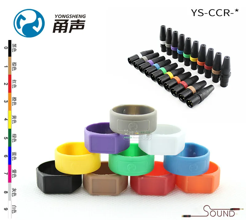 YS CCR YONGSHENG для YS136N / YS137N Конектор Цвет кольцо мульти рулон с защитой от