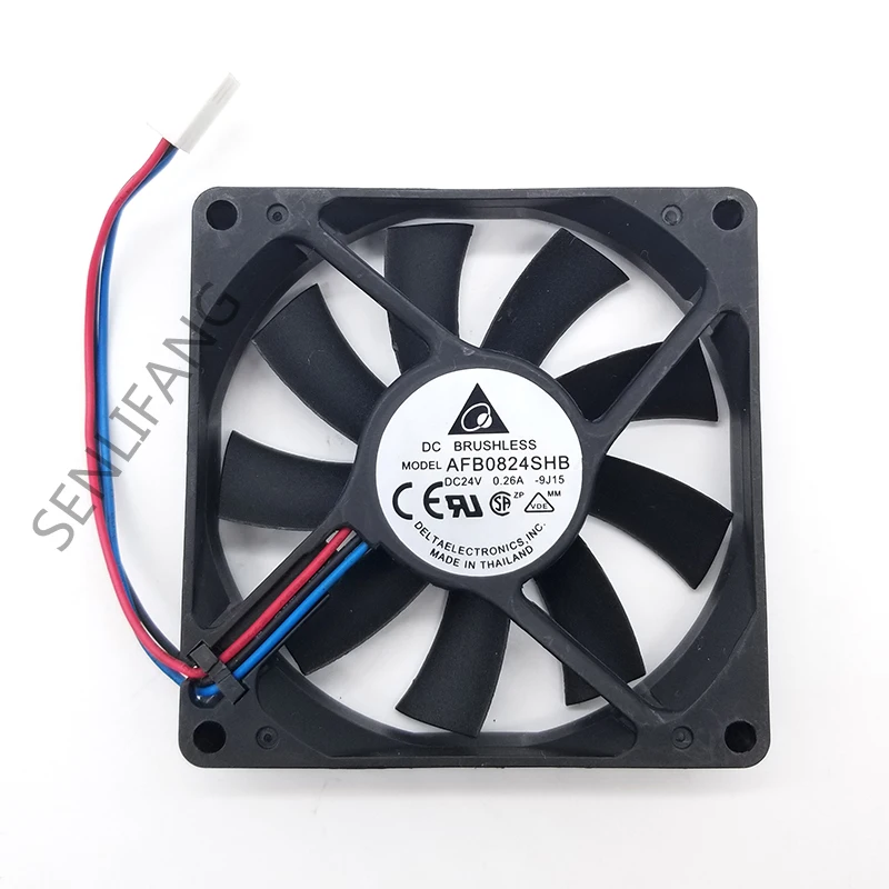 Новый промышленный вентилятор охлаждения сервера delta Electronics AFB0824SHB 8015 80X80X15 мм DC 24 В