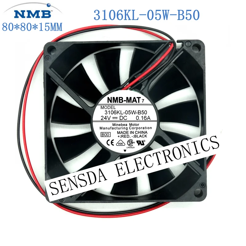 15 шт. для NMB 3106kl 05w b50 8015 DC24V 0.16A преобразователь частоты охлаждающий