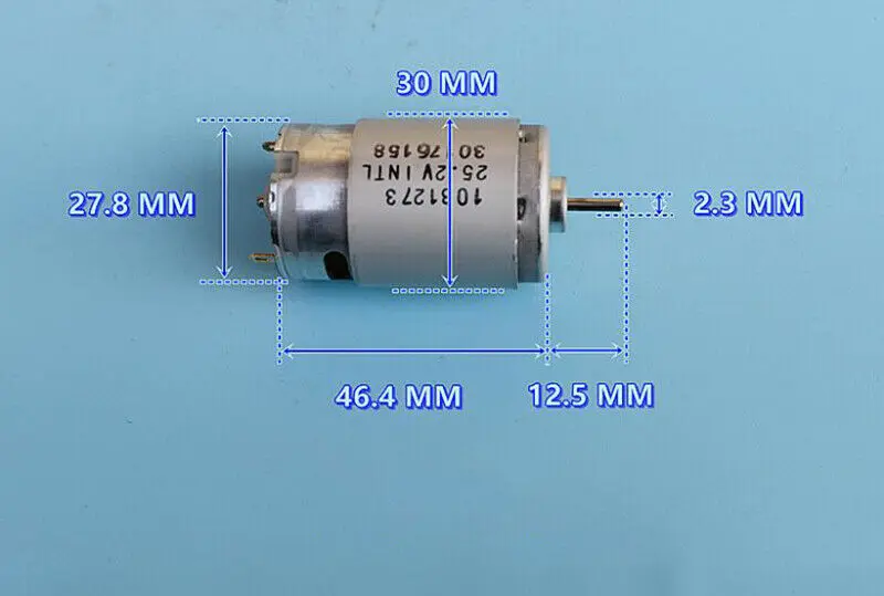 JOHNSON RS-395 мини 28mm щетка углеродная 24 волтовый dc-двигатель напряжение 25 2 V 11000 об/мин