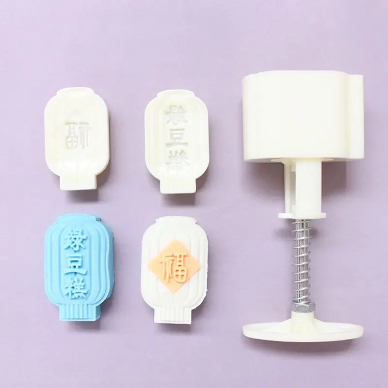 

Форма в форме бочонка лунного торта с 2 штампами-фонариками, ручная пресс-форма в форме Луны для торта, форма для выпечки «сделай сам», праздн...