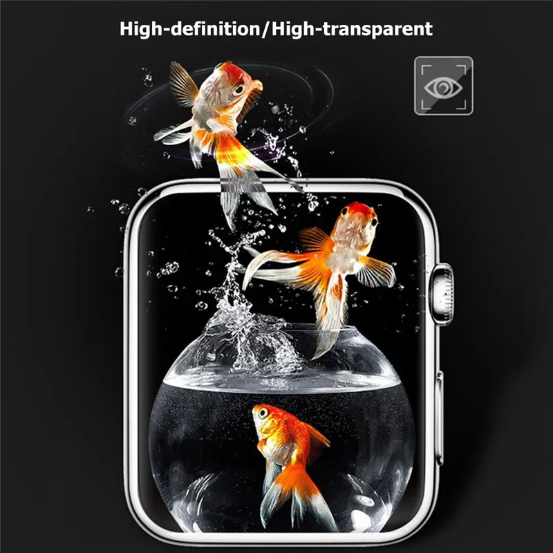 

Smart Watch 2020 Full Cover Protective Screen Protector Clear Hydraulic Film for Iwatch 3 2 1 4 5 6 40mm 44mm Screen Protectors