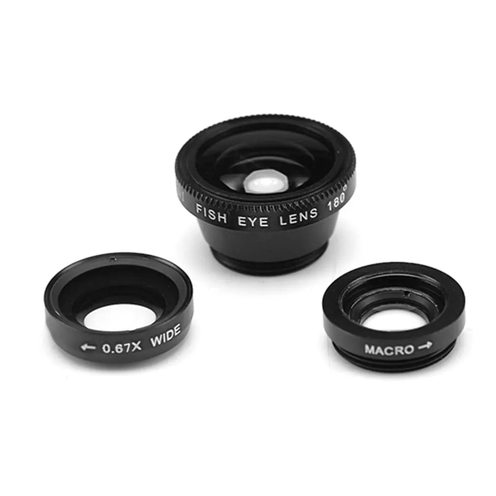 Широкоугольный макро объектив рыбий глаз камера комплекты мобильный телефон для