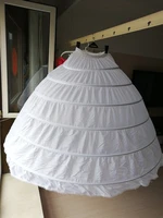 plus size large steel wedding bags 6 bride dress extra large sliding steel white 6 hoops petticoat crinoline slip petticoat