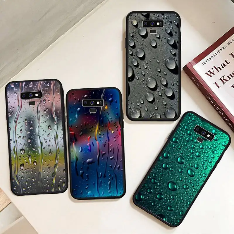 

Fashion interesting water drop raindrop Phone Case For Samsung A50 A51 A71 A20E A20S S10 S20 S21 S30 Plus ultra 5G M11 funda