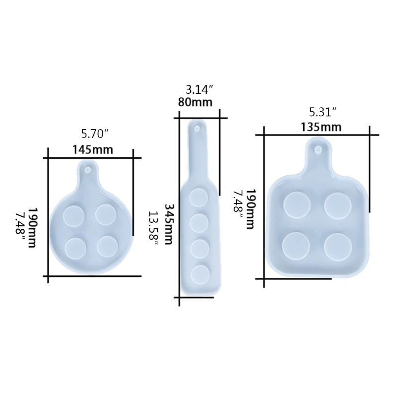 

Crystal Epoxy Resin Mold DIY Crafts Making Tool Wine Rack Tray Bracket Cup Holder Casting Silicone Mould